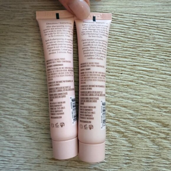 New Vegamour GRO Revitalizing Shampoo 15ml + Conditioner 15ml Travel Kit. - Picture 3 of 3